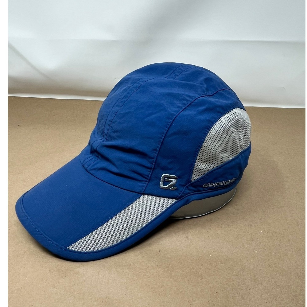 GADIEMKENSD Blue Quick Dry Running Hat Mesh Athletic Sport Cap A1-22Y818D-1 L